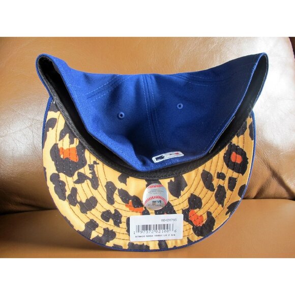 Los Angeles Dodgers Atmos Leopard Cheetah New Era 59FIFTY 5950 Fitted Cap 7 3/4 - Picture 6 of 7